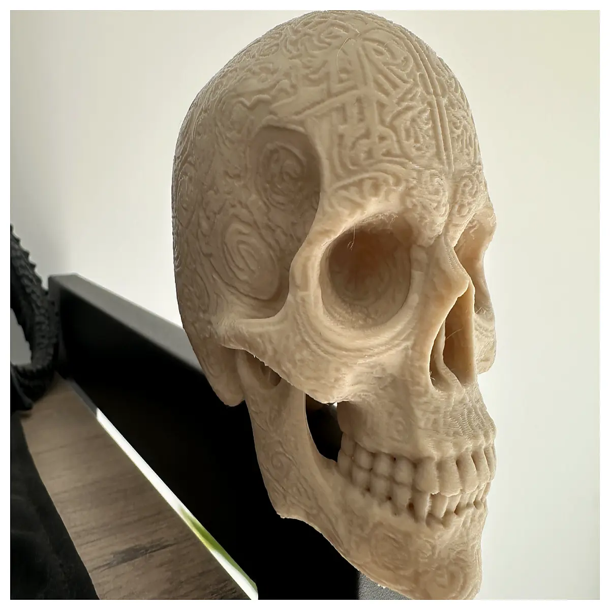 gothic skull wall art prints decorative skeleton decor for bedroom edgy home accessories artistic bone motifs