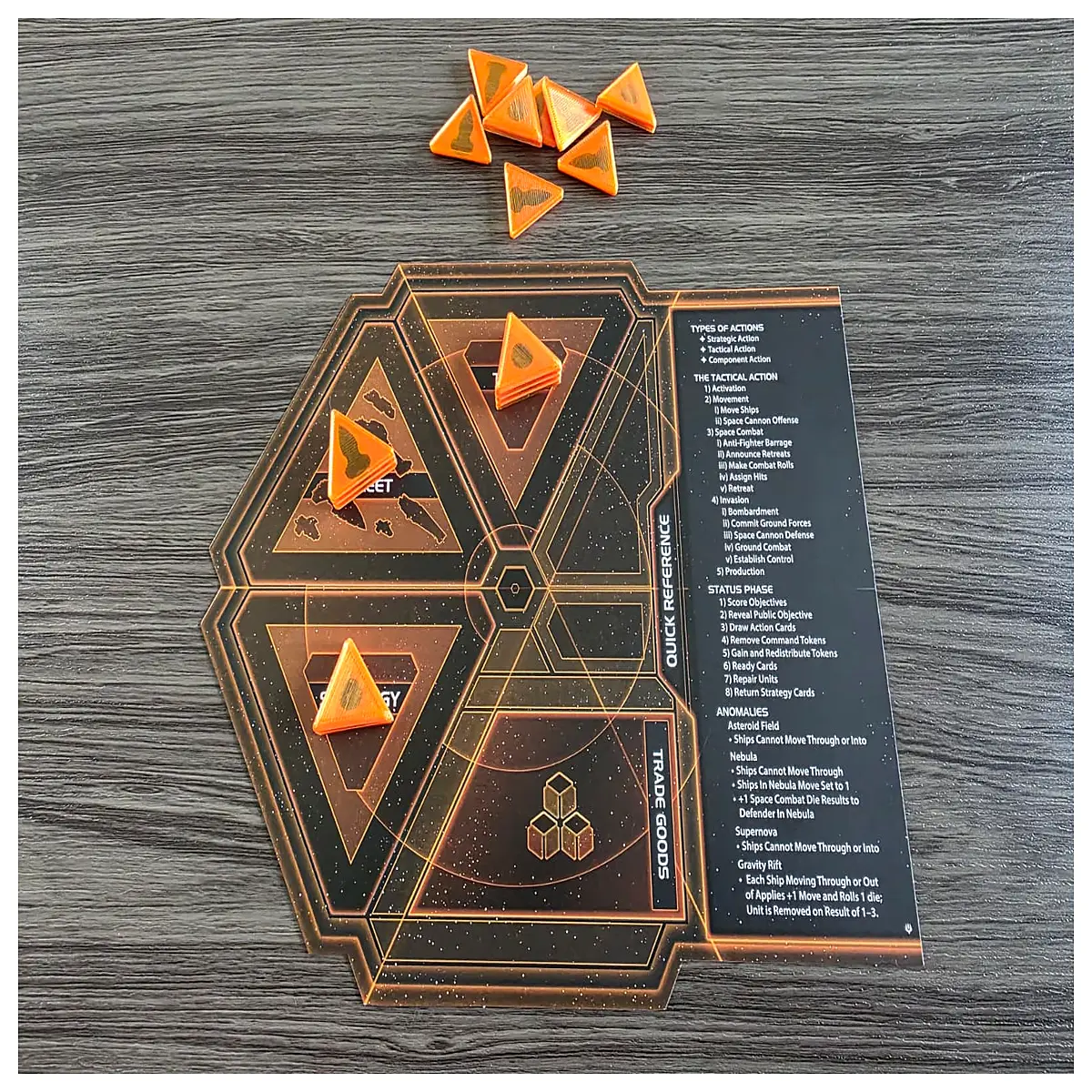 Twilight Stackable Command Markers Tactical Cards Game Accessories Tactics Board Simulation Tabletop Games Strategy