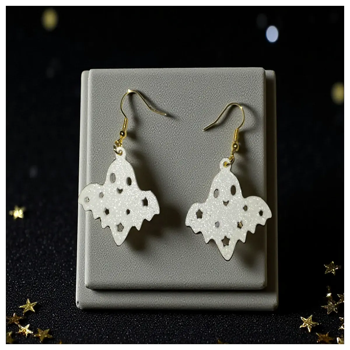 Star Ghost Earrings Women s Evening Decoration Fantasy Fairy Earring Silver Elegant Trendy Jewelry Accessories