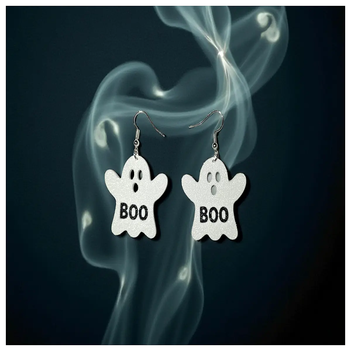 Ghost Earrings Women s Style Horror Elements Decoration Black Demon Earrings Graduation Gift Party Makeup Design