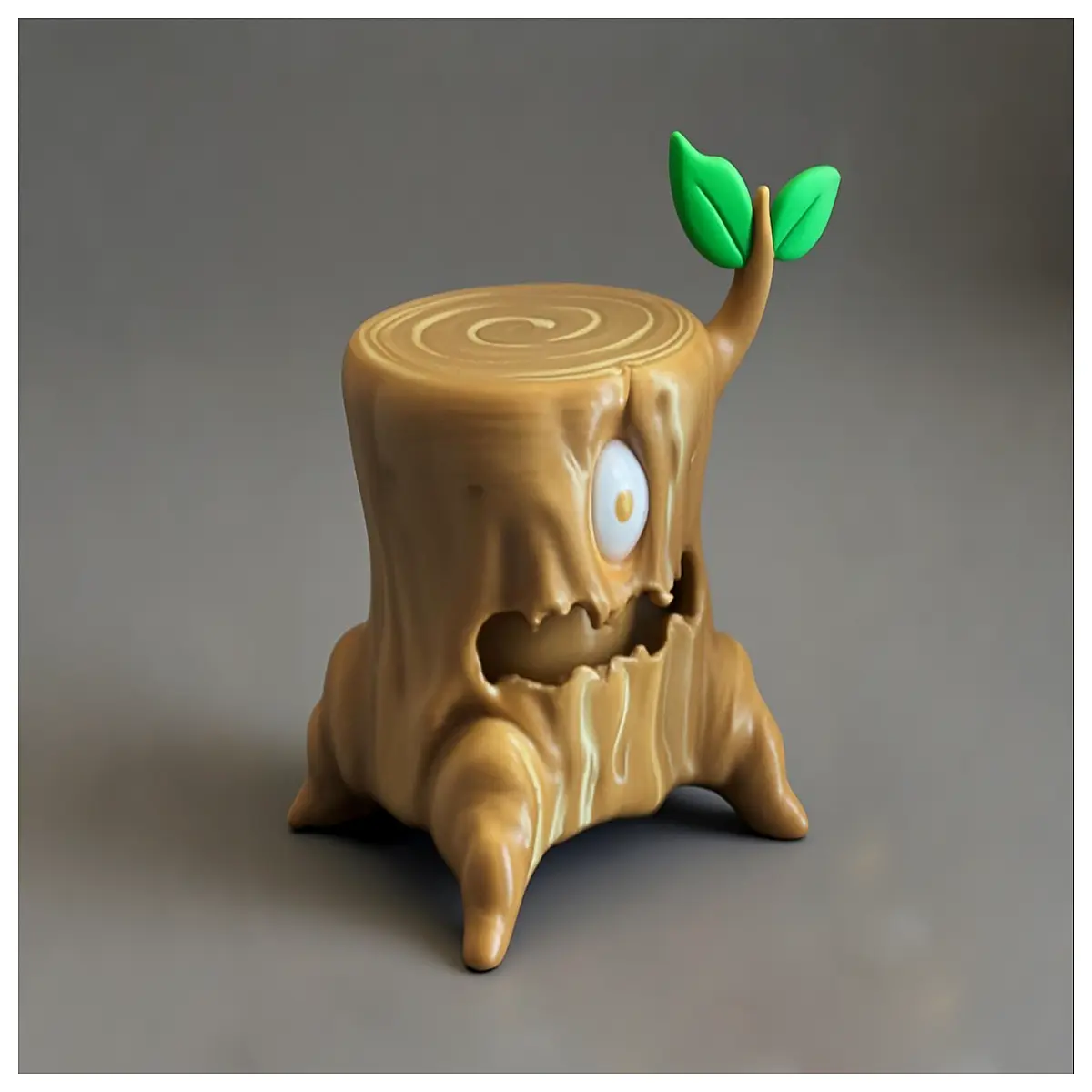 Wood Demon Adventure Island Tree Demon Retro MMORPG Guide Toy Figure Model Collectible Character