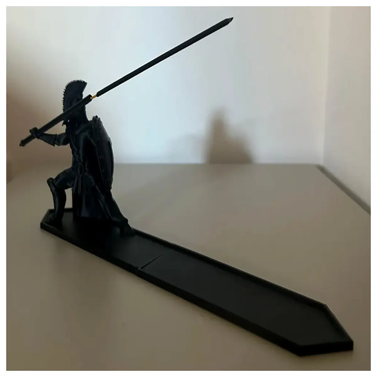spartan incense holder for home altar ancient greek style resin cone burner decor for meditation room