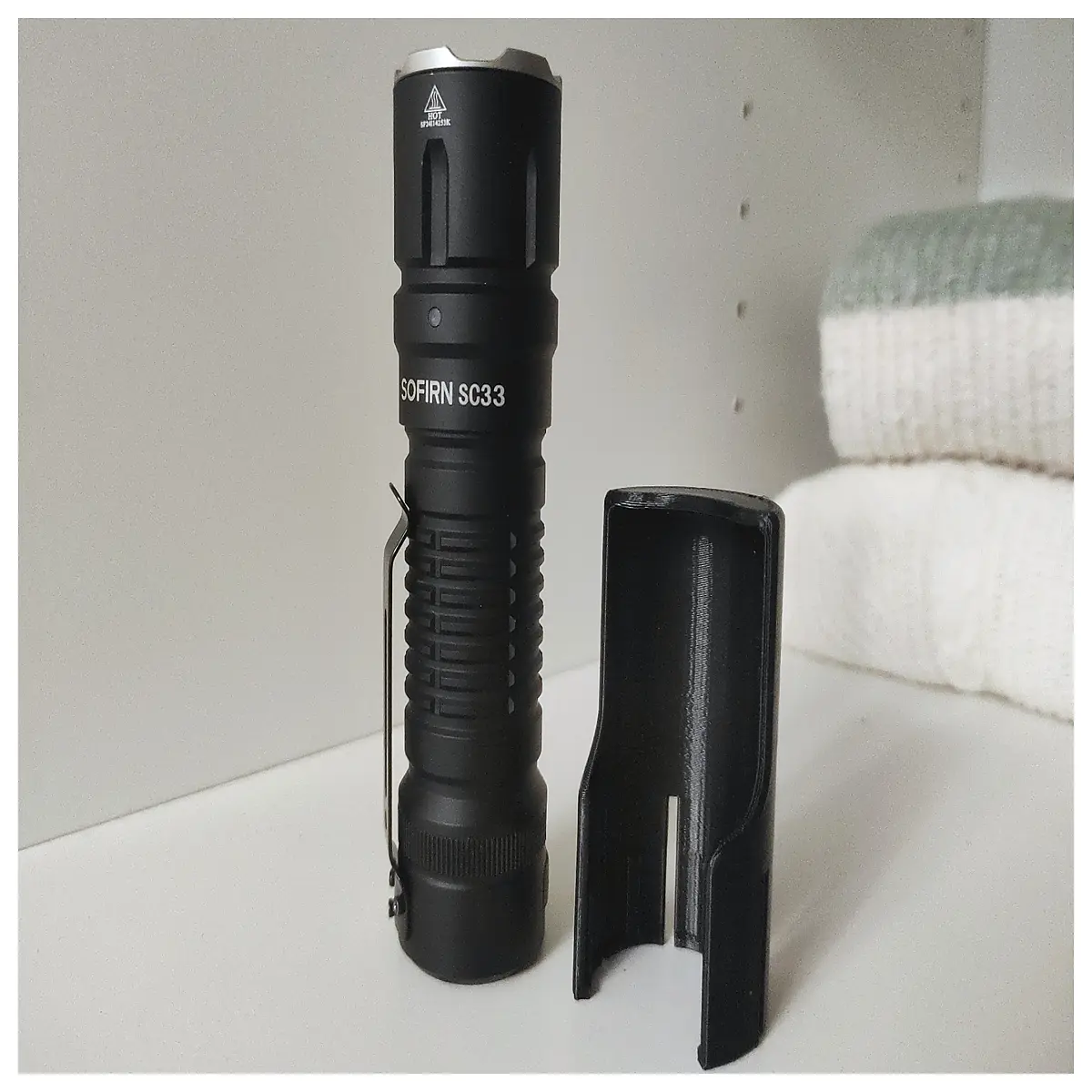 Sofirn SC33 Flashlight Bike Shade Anti Glare Cover Blocking Outdoor Sports Accessories Brightness Protection
