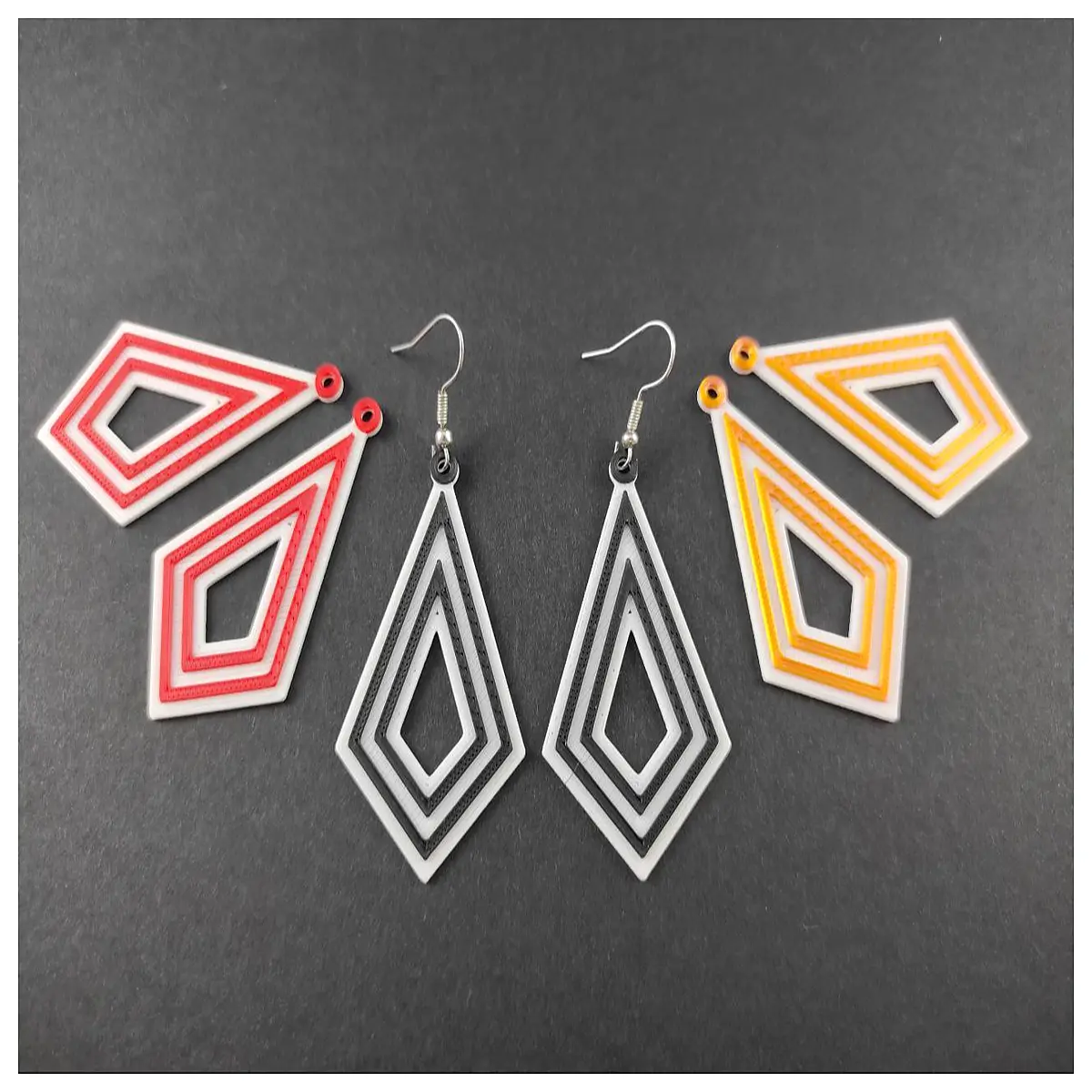 Luminous Frame Earrings Elegant Ear Jewelry Fashion Accessories Women s Earrings Sparkling Decoration Trendy Jewelry Luminous Frame Earrings