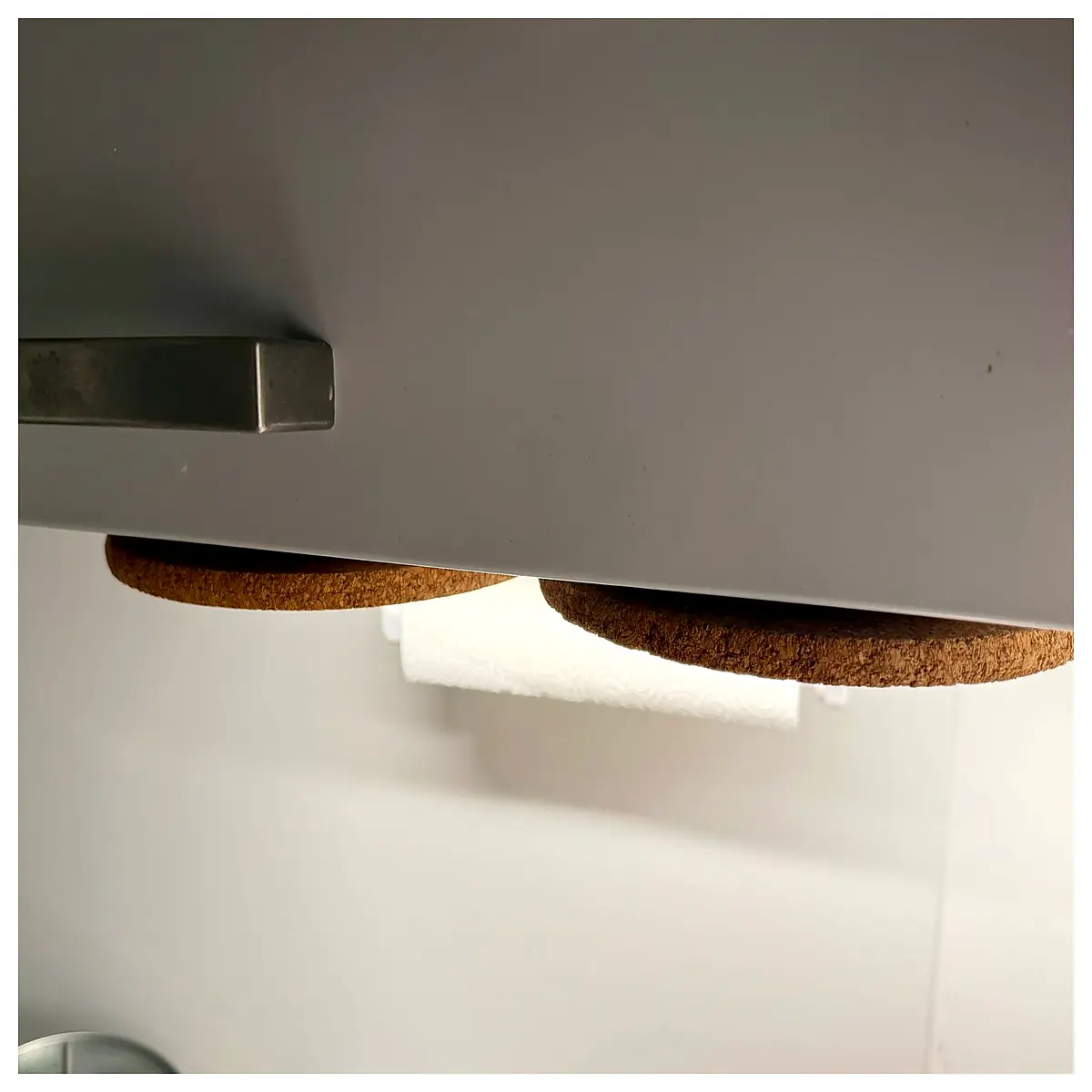 cork trivet with adhesive backing and screw mount heat pot holder for kitchen table protection