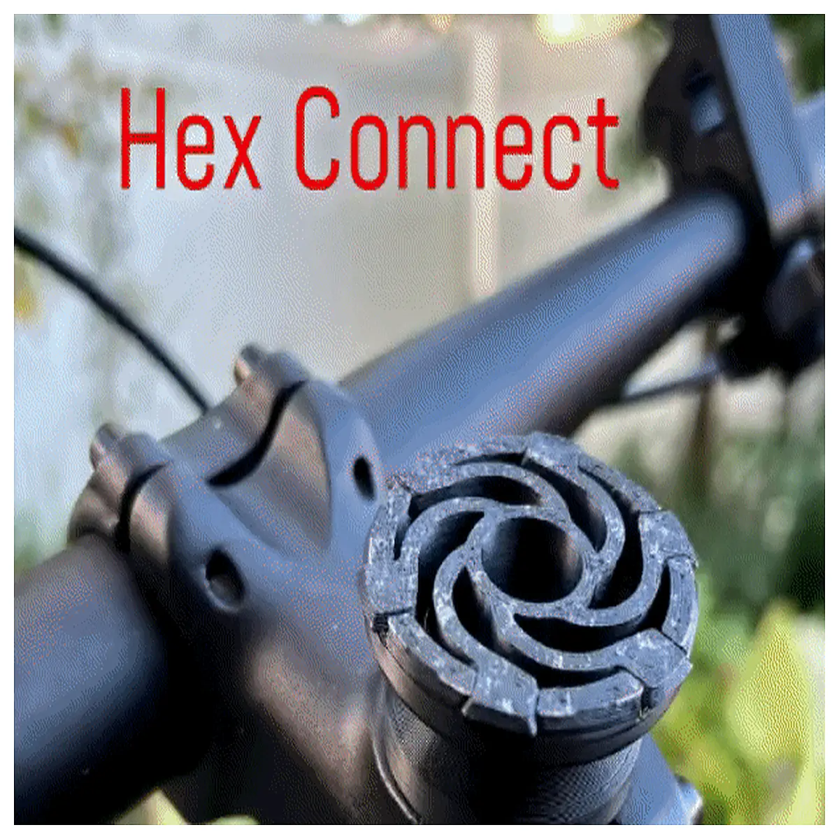 Bike Head Tube Phone Mount 6 Sided Connector Phone Holder Cycling Mount Accessory