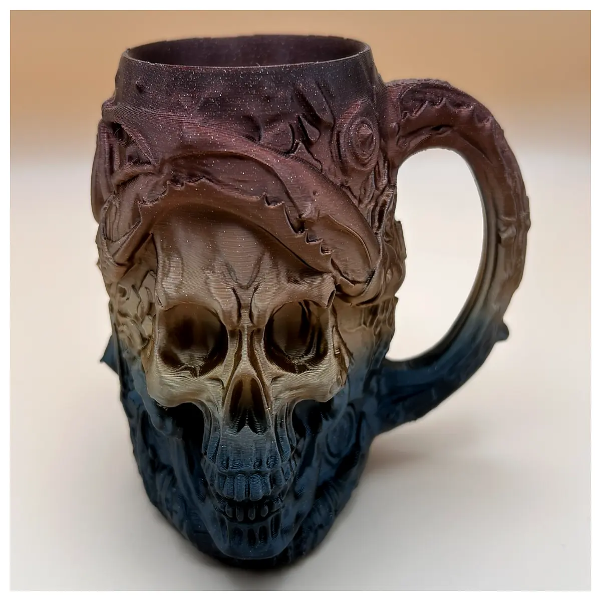 skull jar holder decorative shelf for apothecary bottles candle rustic gothic home decor accent