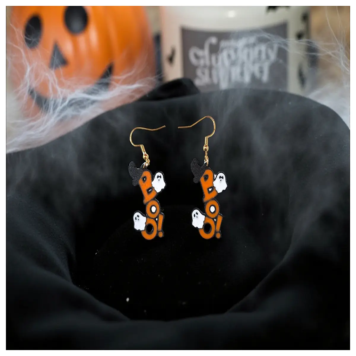 Ghost Party Earrings Women s Party Accessories Halloween Decoration Spooky Theme Party Jewelry Ghost Shaped