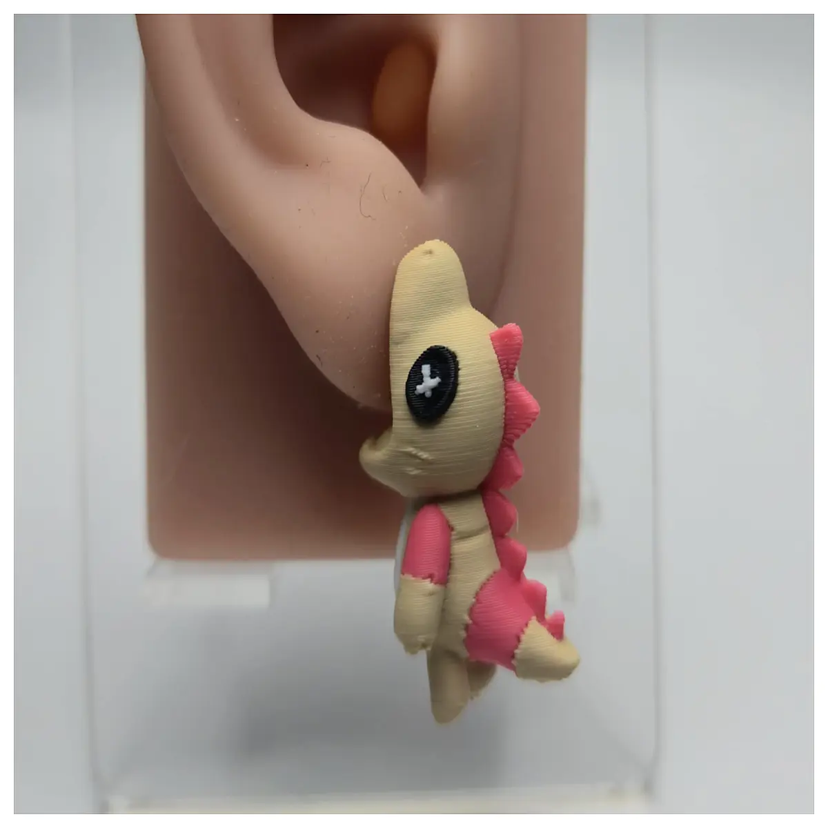 Patchwork Dragon Earrings Creative Handmade Earring Dragon Design Festival Gift Dragon Element Accessories Trendy Ear Studs