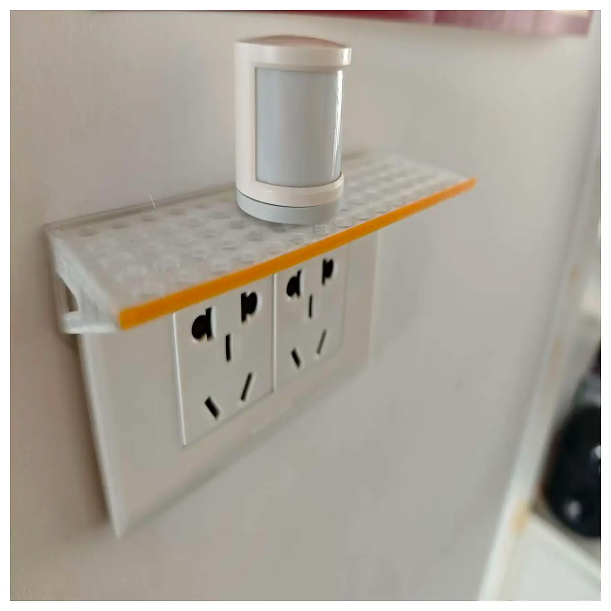 118 Type Switch Socket Shelf Electrical Storage Wall Mounted Organizer Home Decor Switch Socket Holder Shelf Accessory