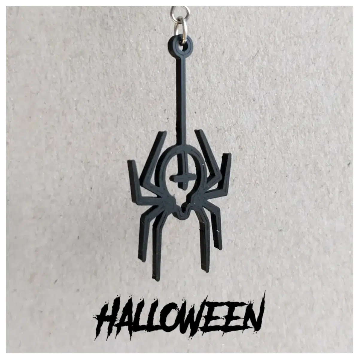 Halloween Spider Earrings Women s Gothic Style Black Decoration Festival Accessories Spider Earrings Trendy Fashion
