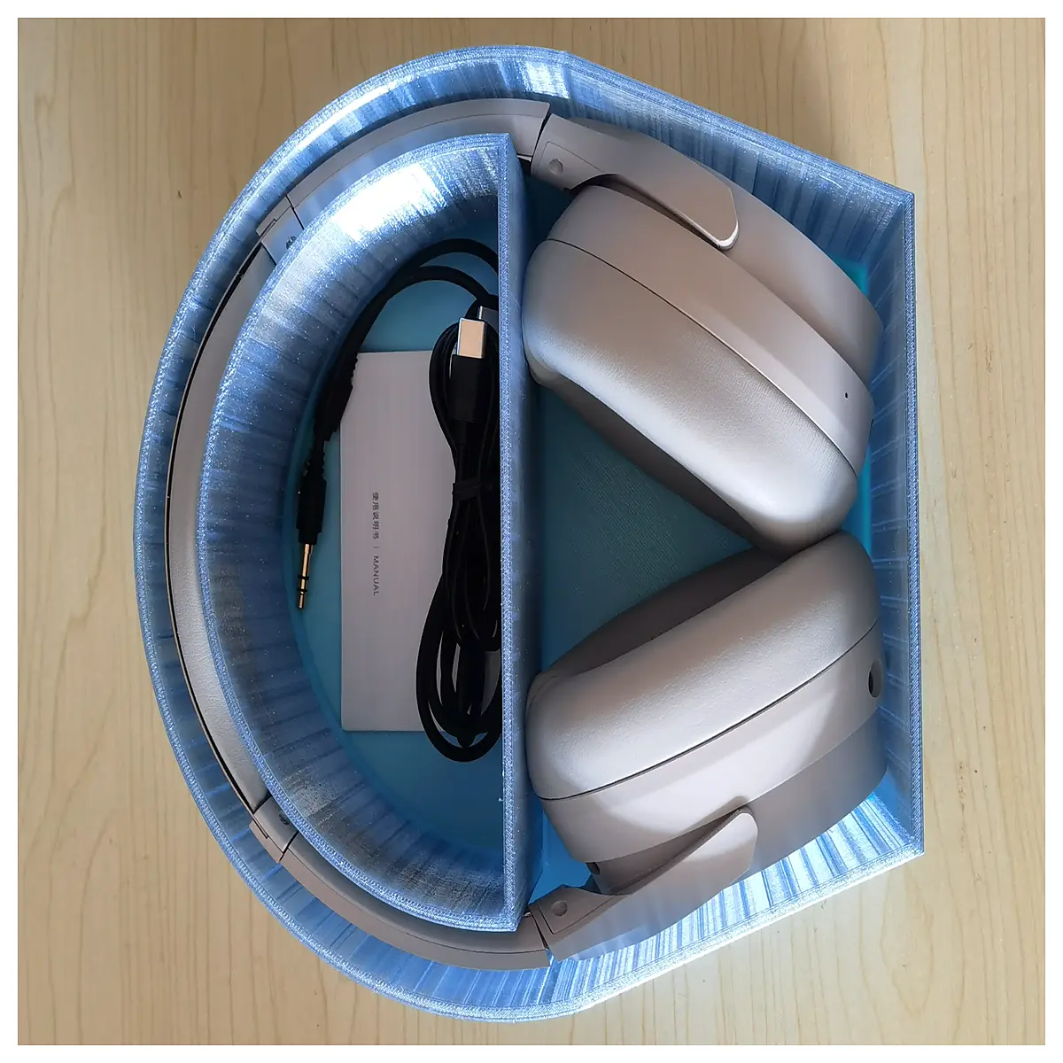 Headphone Organizer Box Protection Case for Earbuds Phone Case Music Case Mobile Organizer