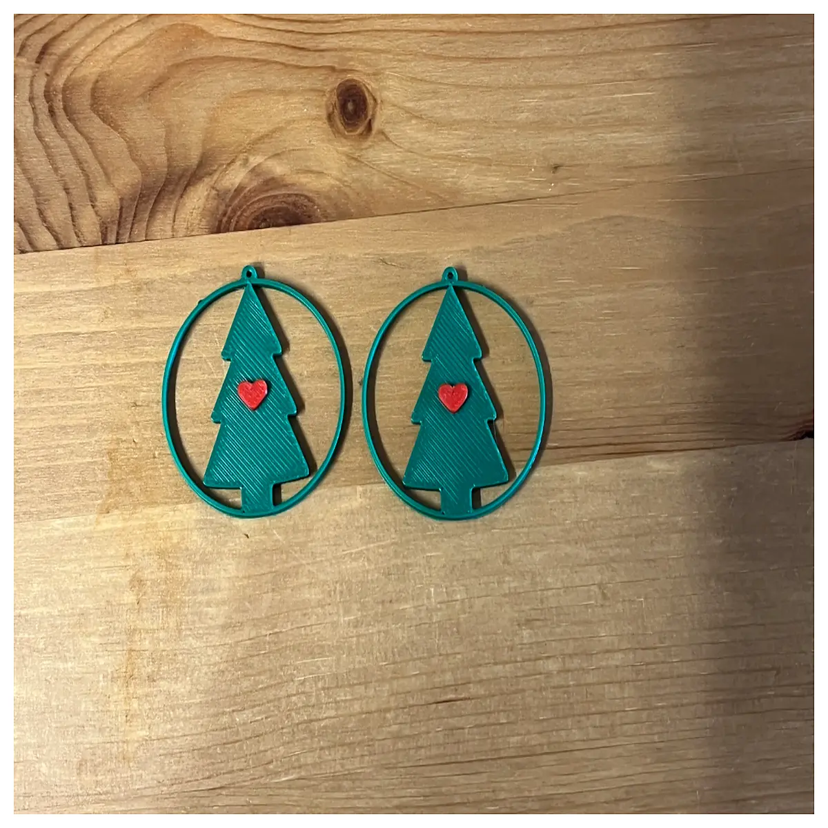 Christmas Tree Earrings Festive Jewelry Holiday Accessories Christmas Gift Ornament Earrings Xmas Decoration Earring