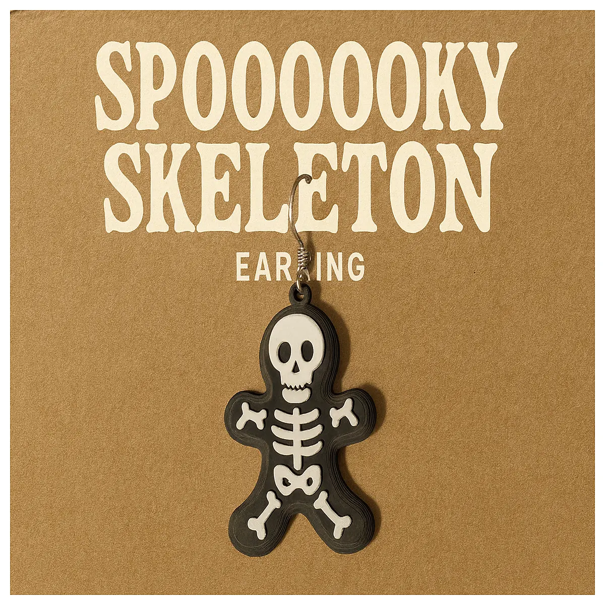 Skull Earrings Women Gothic Black Skeleton Earring Halloween Jewelry Bone Ear Studs Dark Aesthetic Accessories