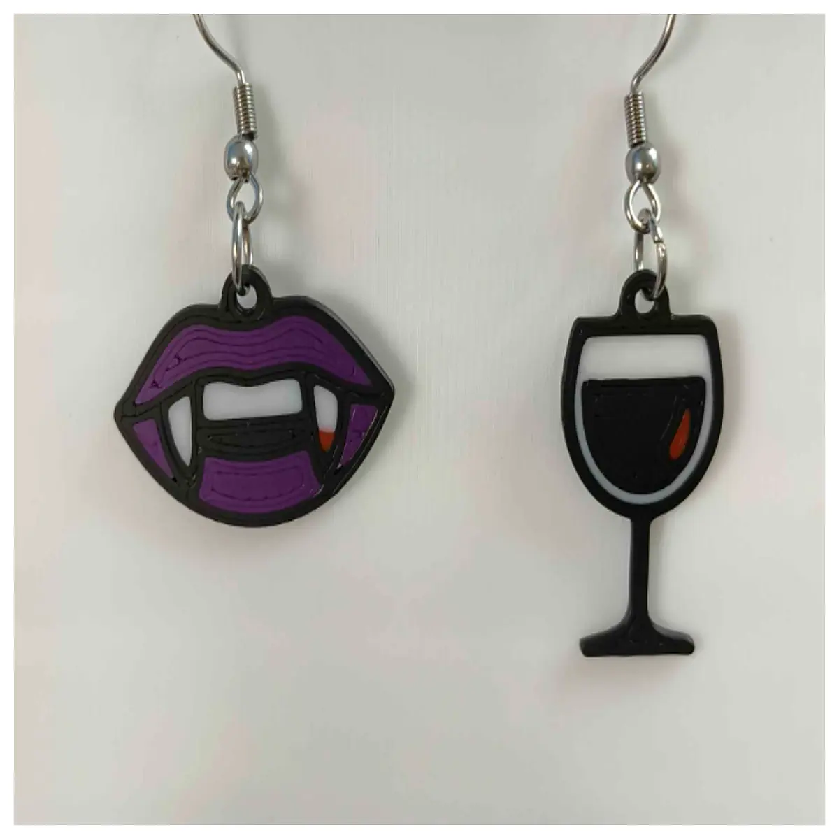 Vampire Earrings Women s Gothic Style Black Elegant Jewelry Party Gift Party Earrings Black Earring Accessories