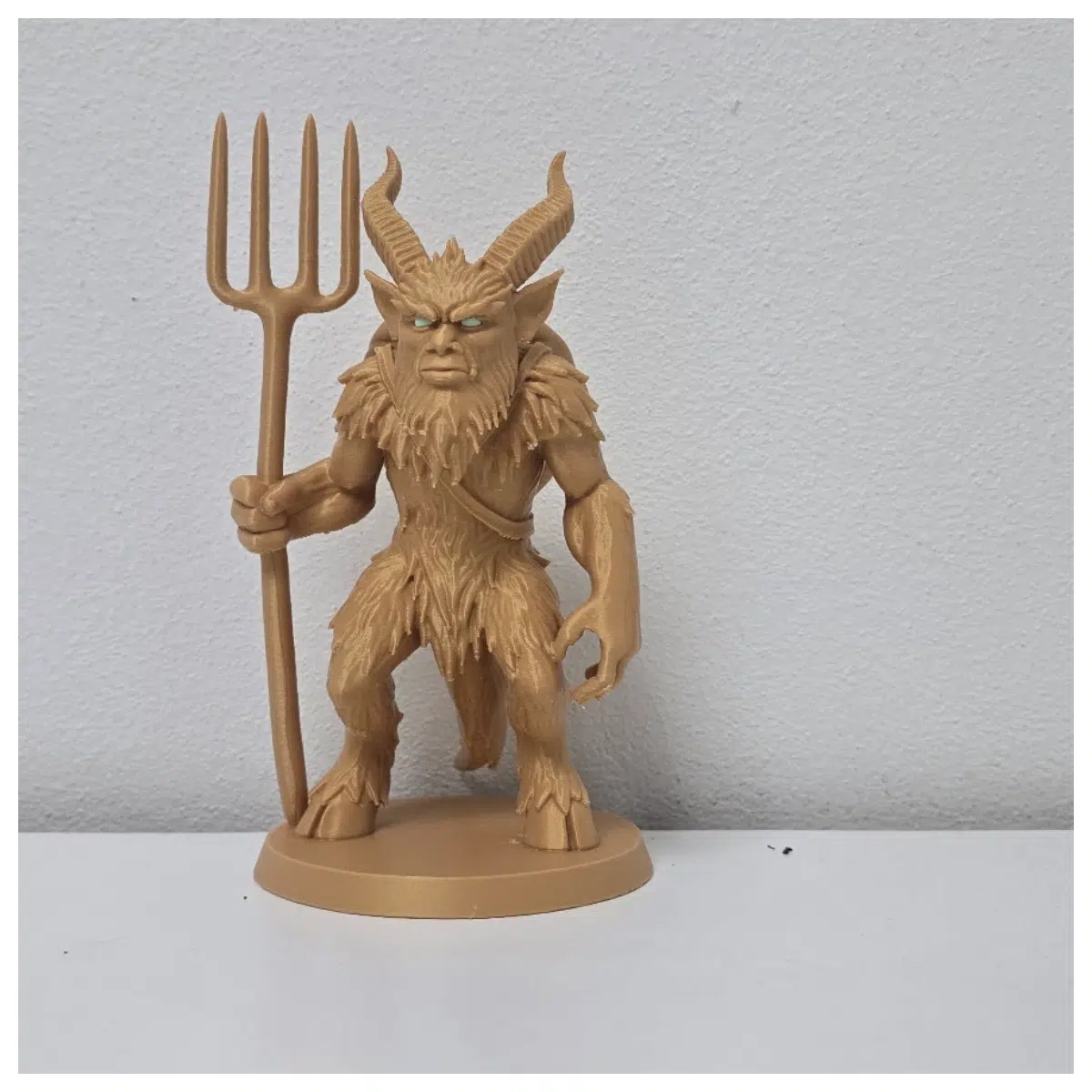 Halloween Forest Krampus Wooden Truncheon Demon Toy Festive Decoration Roleplay Figure