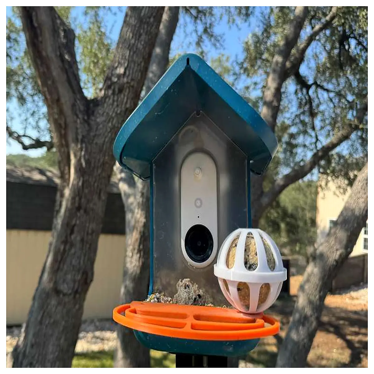 Bird Feeder Ball Mount Hanging Bird Feeder Holder Outdoor Bird Feeding Accessory Bird Seed Dispenser Parts