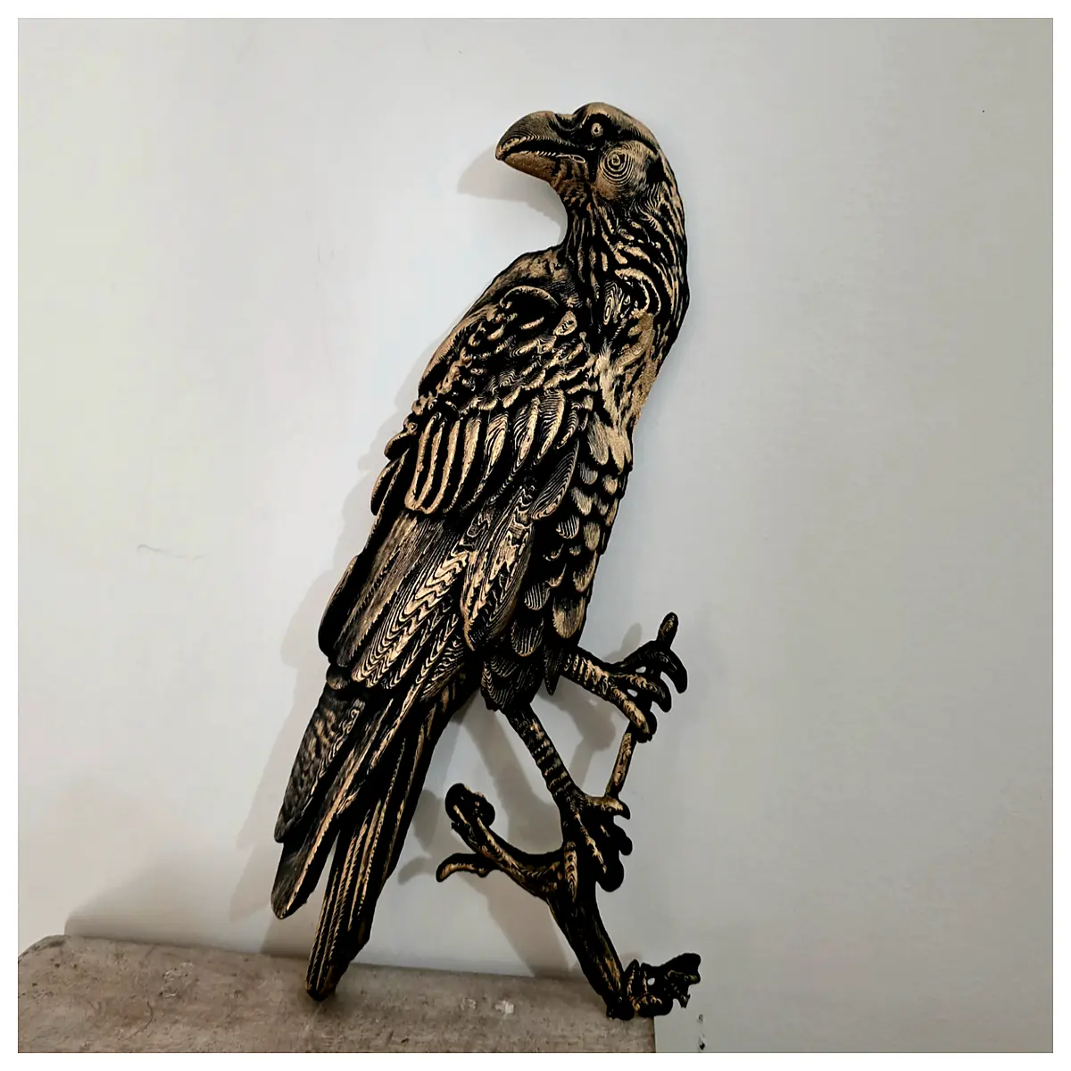black crow wall decor raven art print rustic farmhouse home decoration