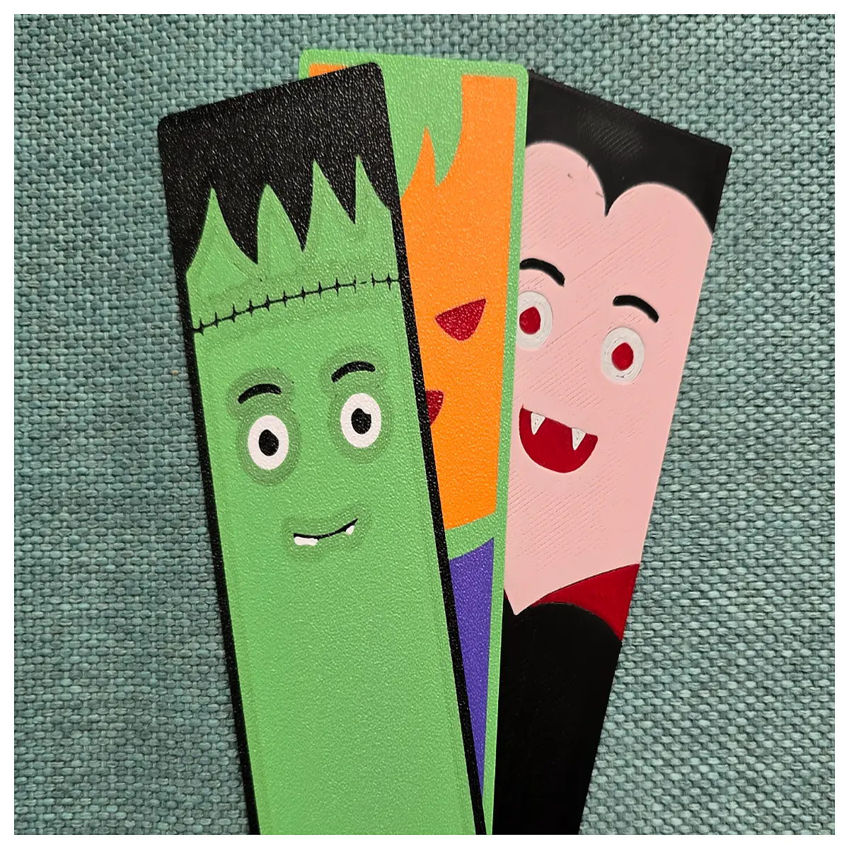 Frankenstein Bookmark Halloween Horror Art Spooky Collectible Memorial Design
