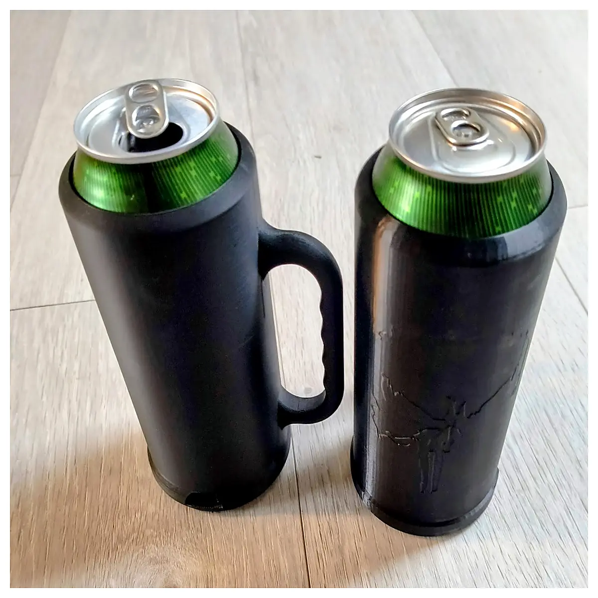 can holder for desk aluminum beverage organizer clip portable soda bottle grip mount table top drink stabilizer accessory