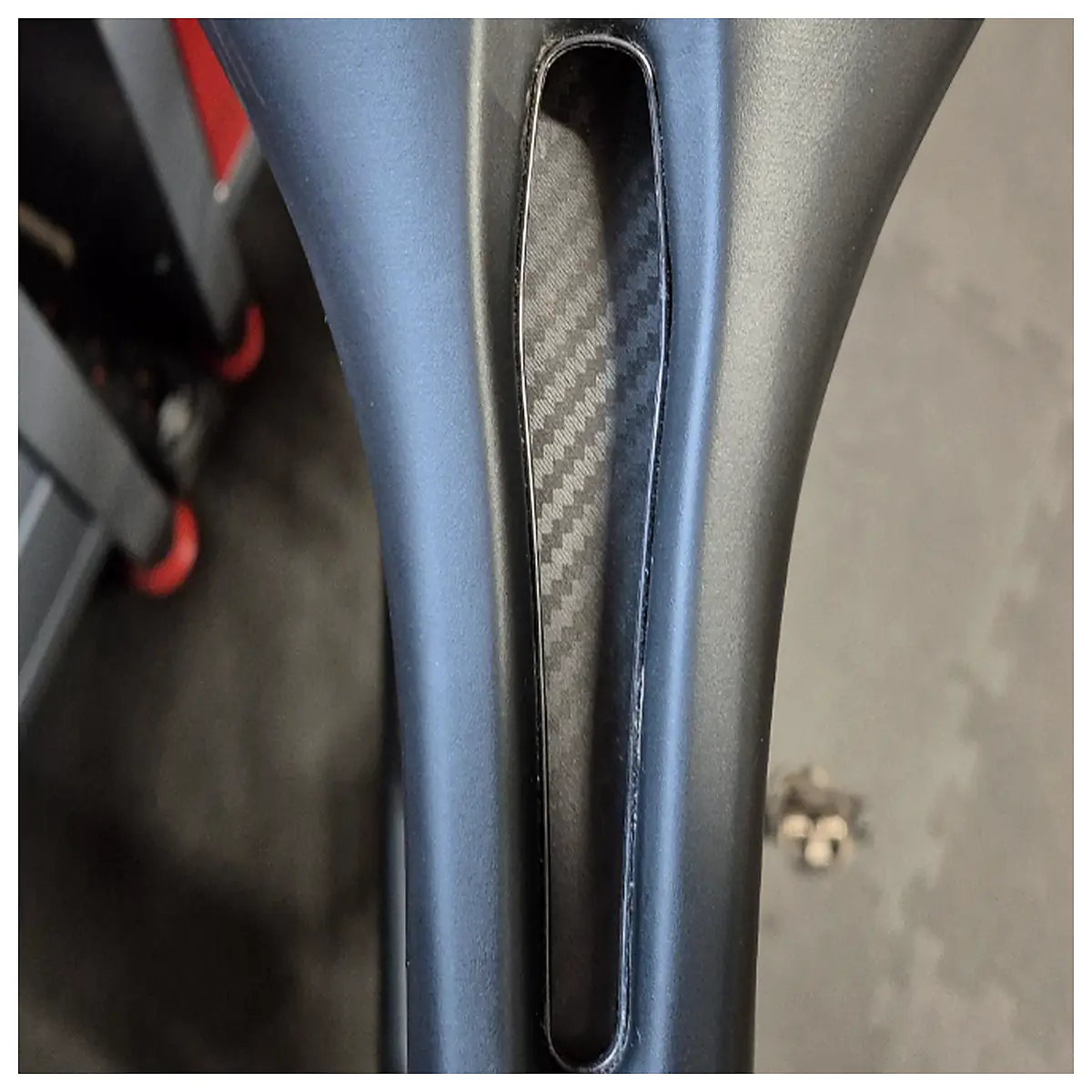 7x9 Carbon Fiber Track Cover Saddle Cutout Rail Accessory Sports Equipment Repair Parts