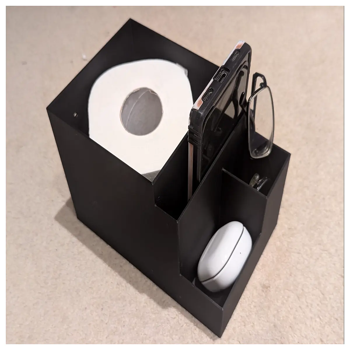 under bed storage organizer for small space bedroom clutter control bedside caddy