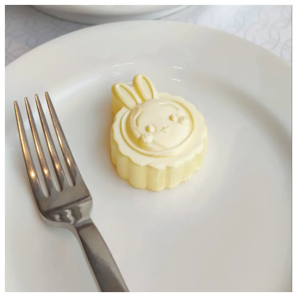 cute usagi mooncake gift mid autumn festival yellow rabbit character pastry holiday treat