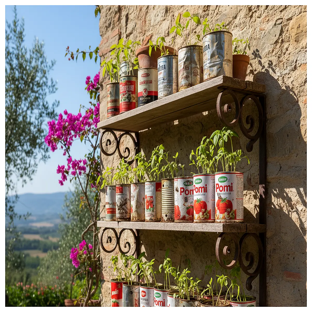Concentrated Coffee Can Tomato Can Planter Insert Creative Planters Pot Container Desktop Decoration Coffee Bean Holder