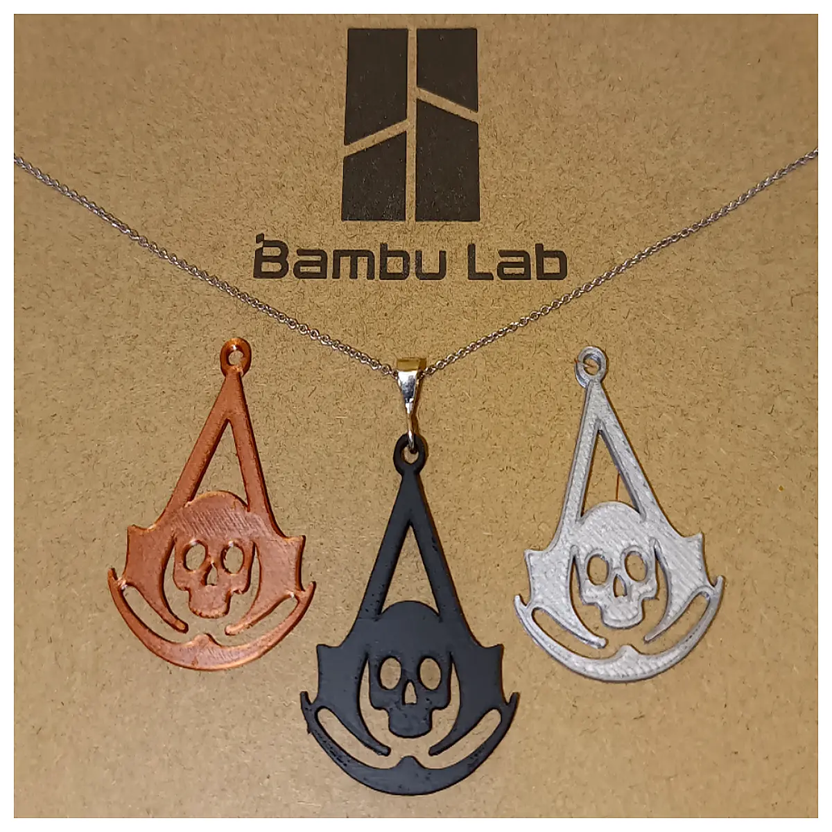 Pirate Necklace Pendant 1g Assassin s Creed Black Flag Decoration Roleplay Accessories Game Merchandise