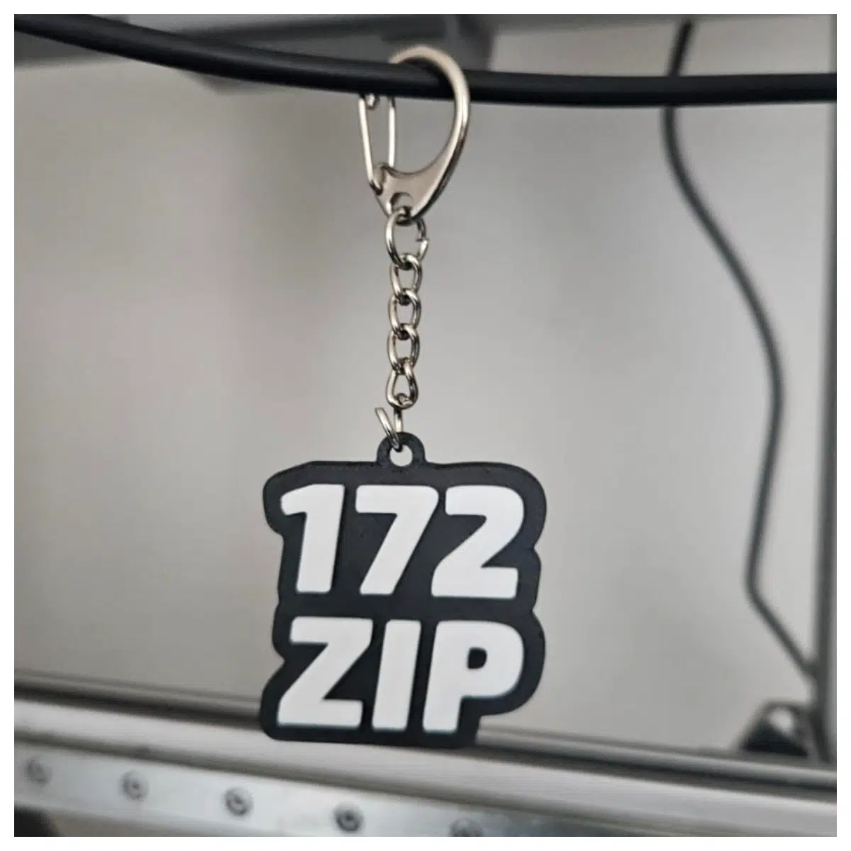 172 ZIP Key Chain Car Accessory Key Holder Decoration Auto Parts Keychain Car Modification