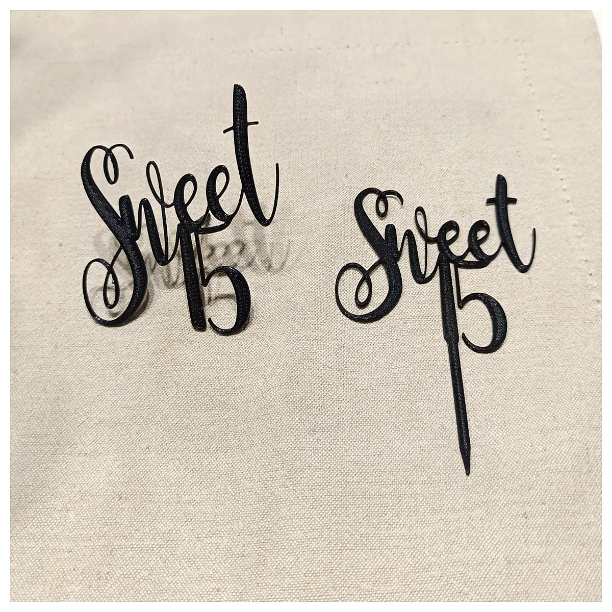 15th Birthday Cake Sweet Top Tier Cake Vertical Horizontal Cake Decorations Party Supplies Sweet Sixteen Gift
