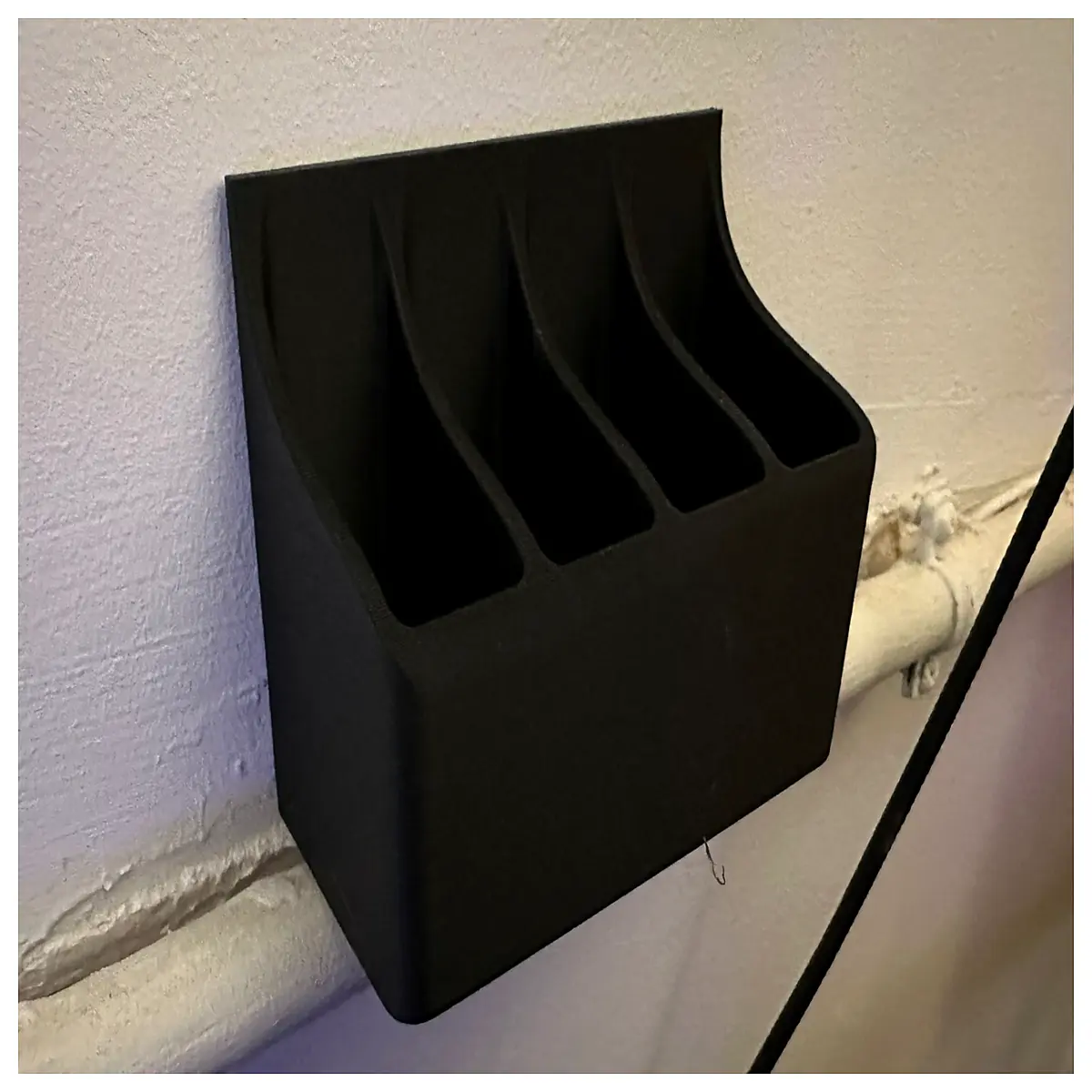 wall mounted cable organizer clips adhesive cord management system for desk home office tidy wires ethernet usb charging