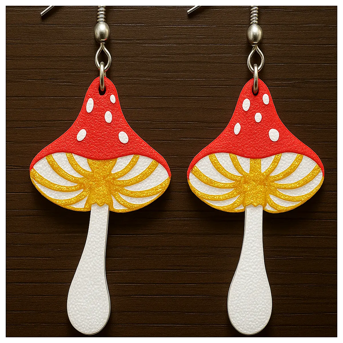 Mushroom Earrings Women s Style Creative Cute Forest Earring Decorations Girl Gift Elegant Stud Earrings