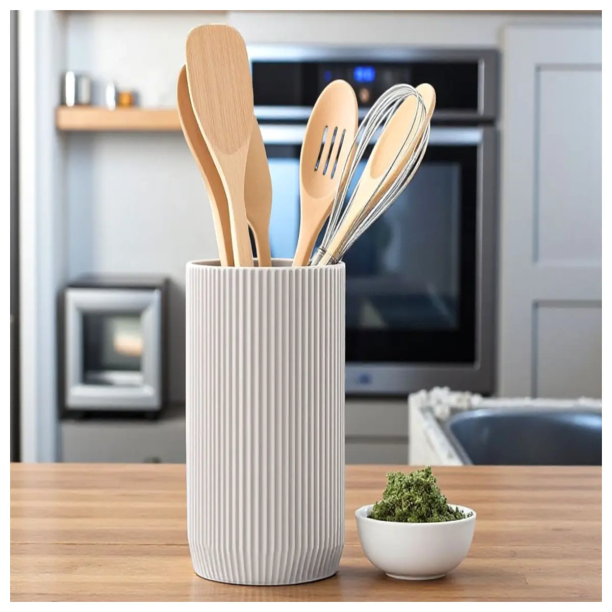modern ribbed kitchen dish drainer rack stainless steel counter organizer with drying mat for plates cups utensils