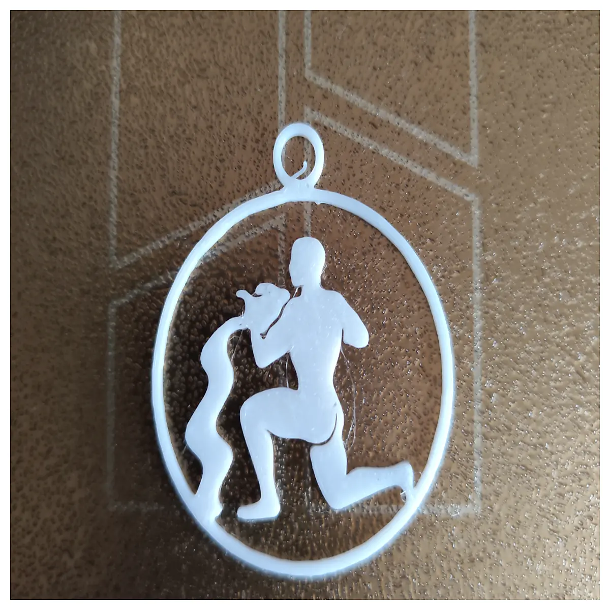 Aquarius Zodiac Pendant Star Stream Enhancement Tarot Charm Lucky Amulet Decoration Display Item Gift