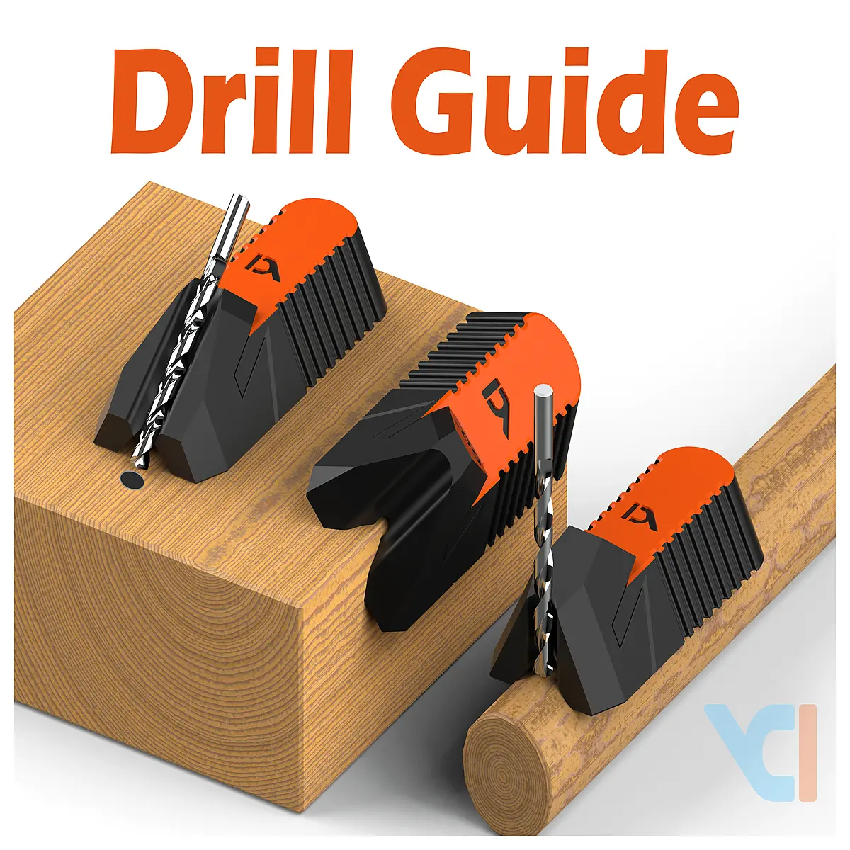 duty corner drill guide jig for precise angled holes in wood metal pvc trim molding installation tool