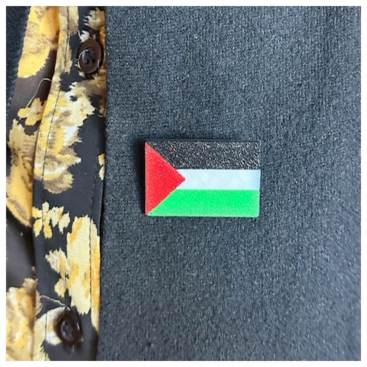 Palestinian Flag Silk Printed Decoration Indoor Outdoor Festival Celebration Memorial Flag Accessory