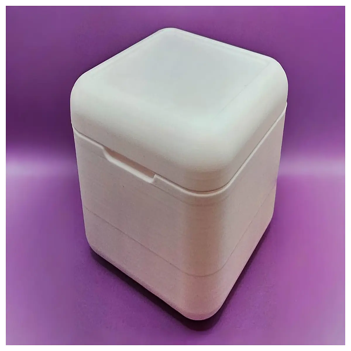 small stackable storage boxes with latches for desk organization and craft supplies
