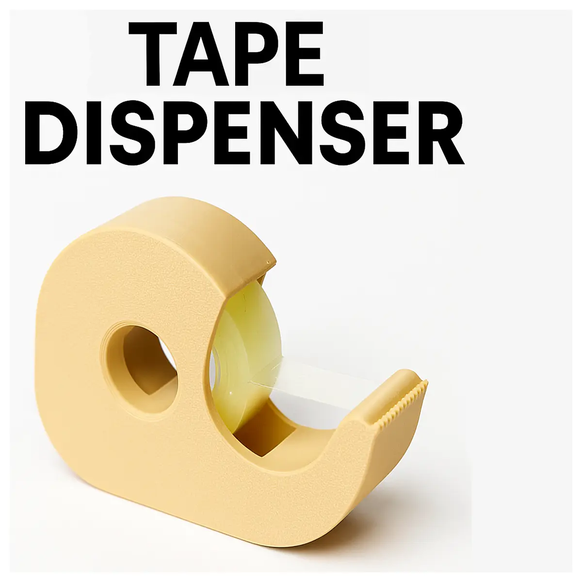 Tape Cutter Automatic Roll Dispenser Office Cutting Tool Long Slim Type for Packaging Repair