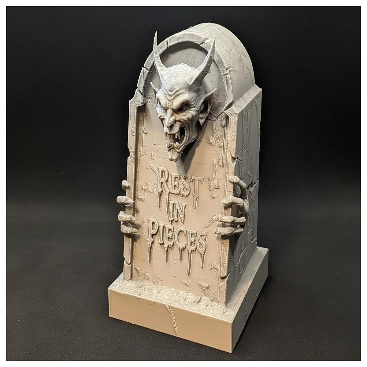Grave Marker Decoration Horror Tombstone Rest in Peace Cemetery Landscape Memorial Grave Goods Cemetery Decor