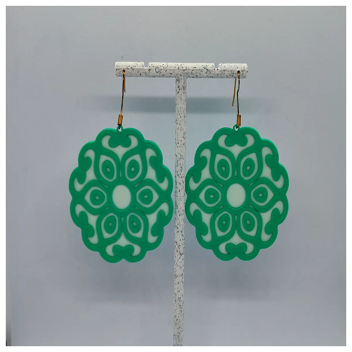 Shiva Amulet Earrings Women s Style Hindu God Jewelry Protection Safe Vaikuntha Religious Studs Energy Crystals