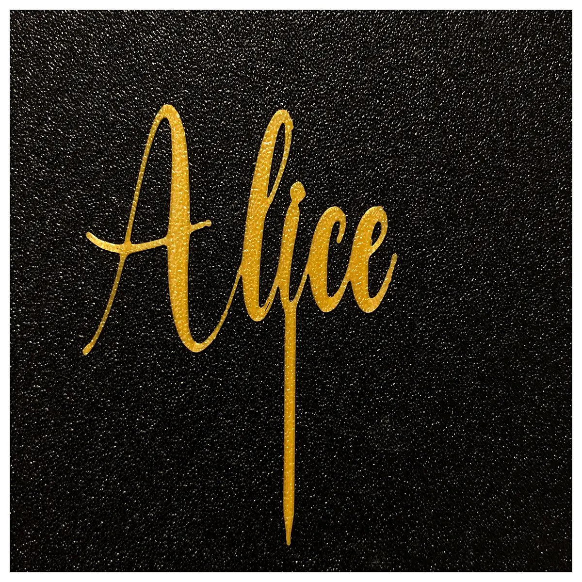 alice name cake topper for birthday party decoration personalized acrylic character standee insert