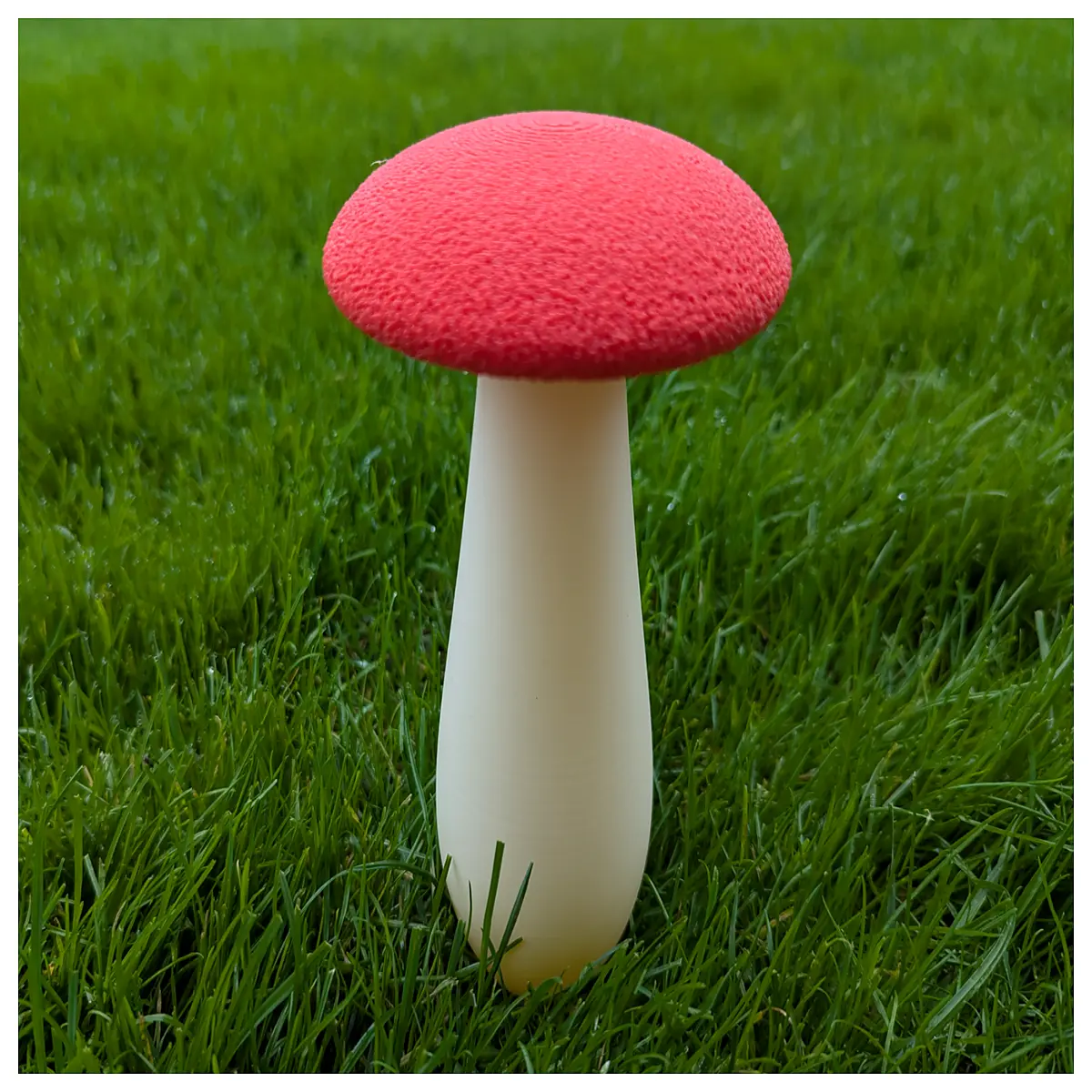 cute mushroom plush toy oversized forest fairy garden decor whimsical stuffed animal for kids bedroom shelf