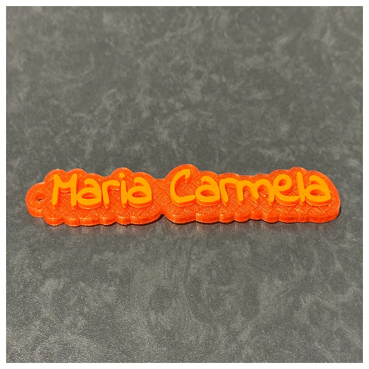 Maria Carmela Keychain Simple Fashion Keychain Unisex Cute Decoration Personalized Accessory Key Ring Parts