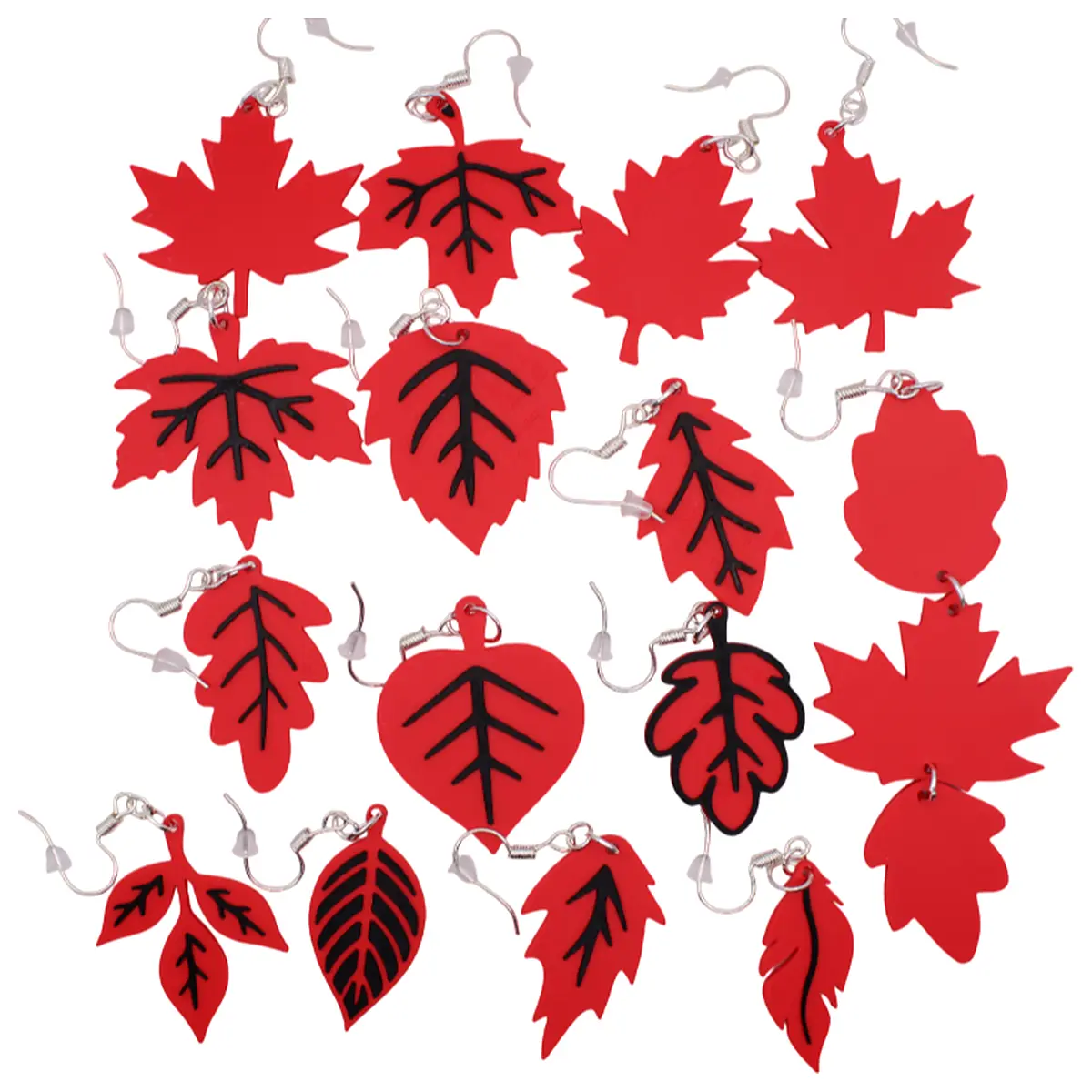 Halloween Earrings Leaf Decoration Festive Party Evening Elegant Jewelry Sale Buy Now