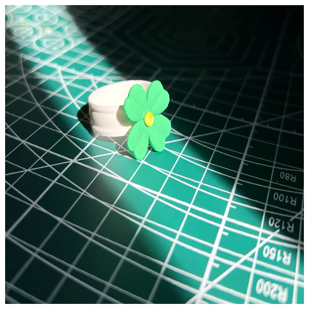 4 leaf ring gold silver lucky charm jewelry for women gifts