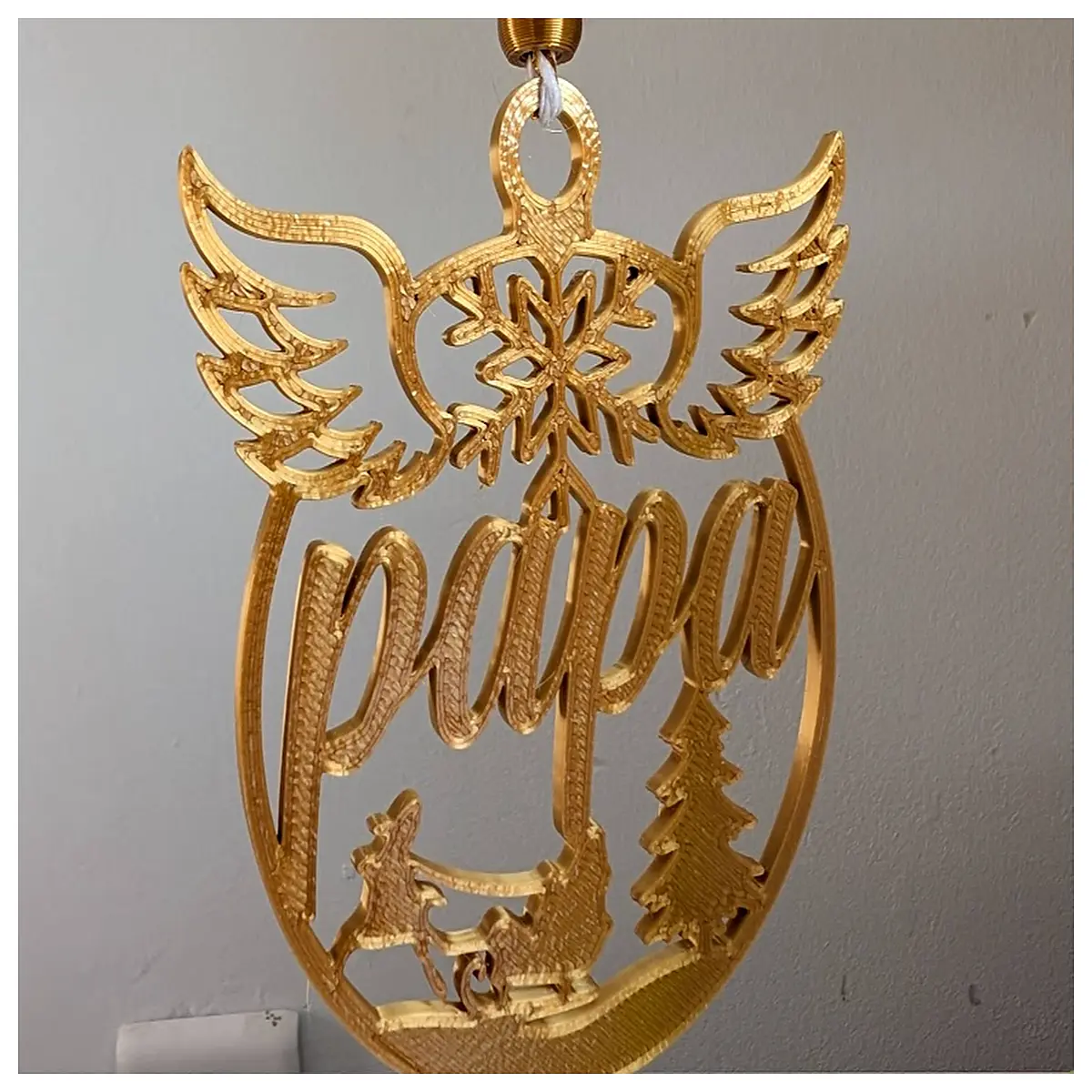 Father Christmas Ornament Angel Premium Gift Festive Decor Christmas Ornament Holiday Decoration Christmas Accessory