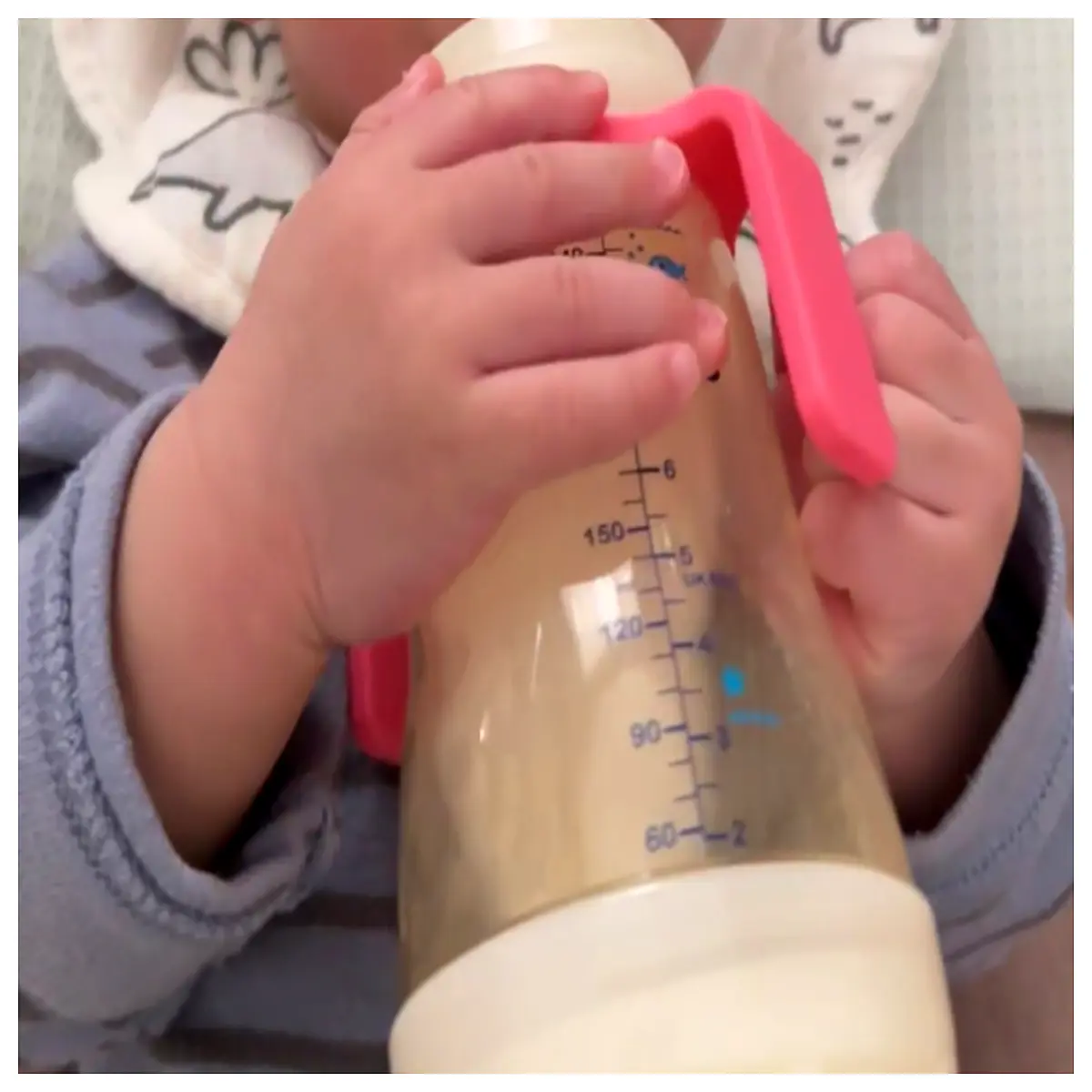 Meian Bottle Grips Baby Bottle Grips Newborn Bottle Handle Infant Feeding Accessories Bottle Replacement Parts