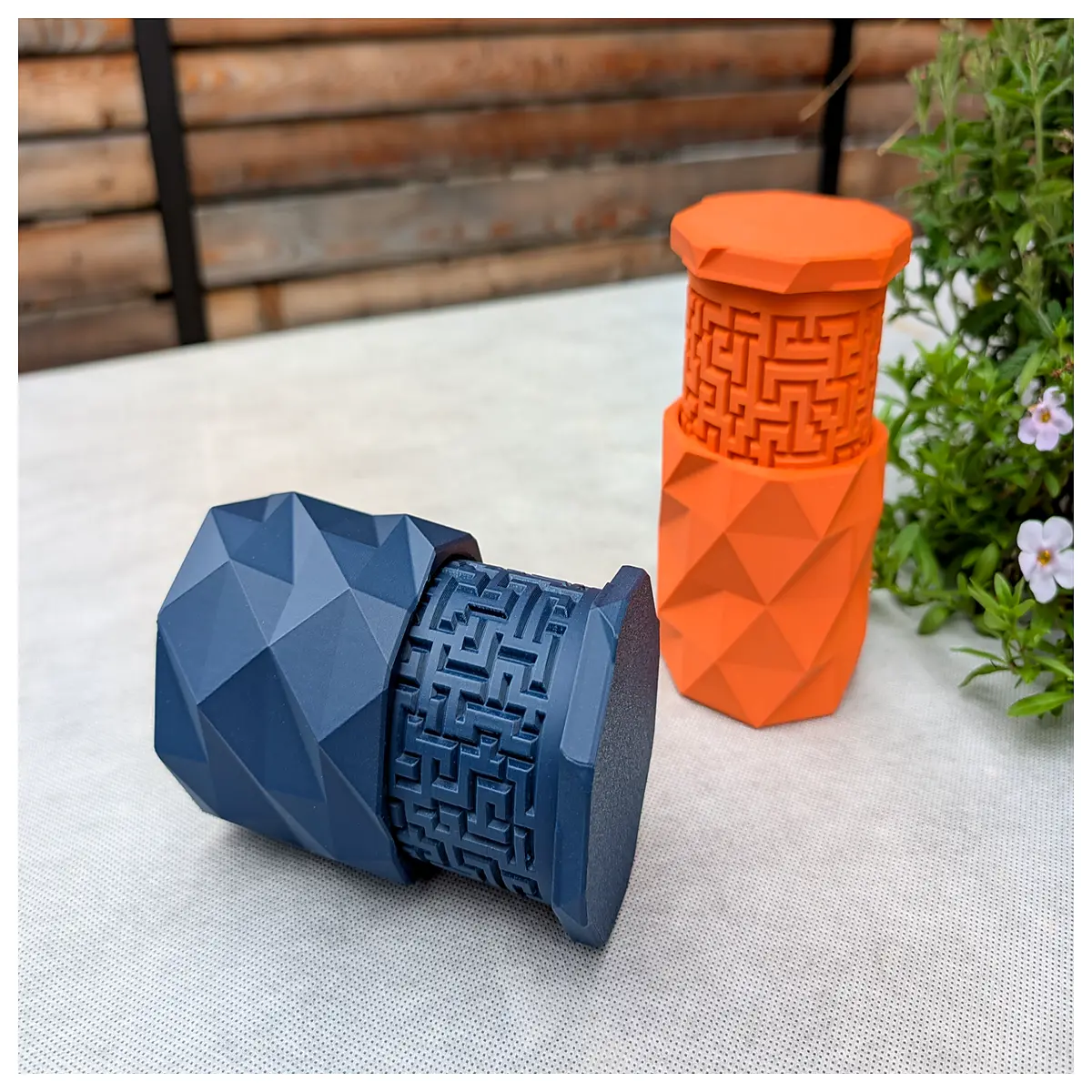 Puzzle Box Maze Low Poly Design Brain Teaser Puzzle Game Challenge Fun Toys