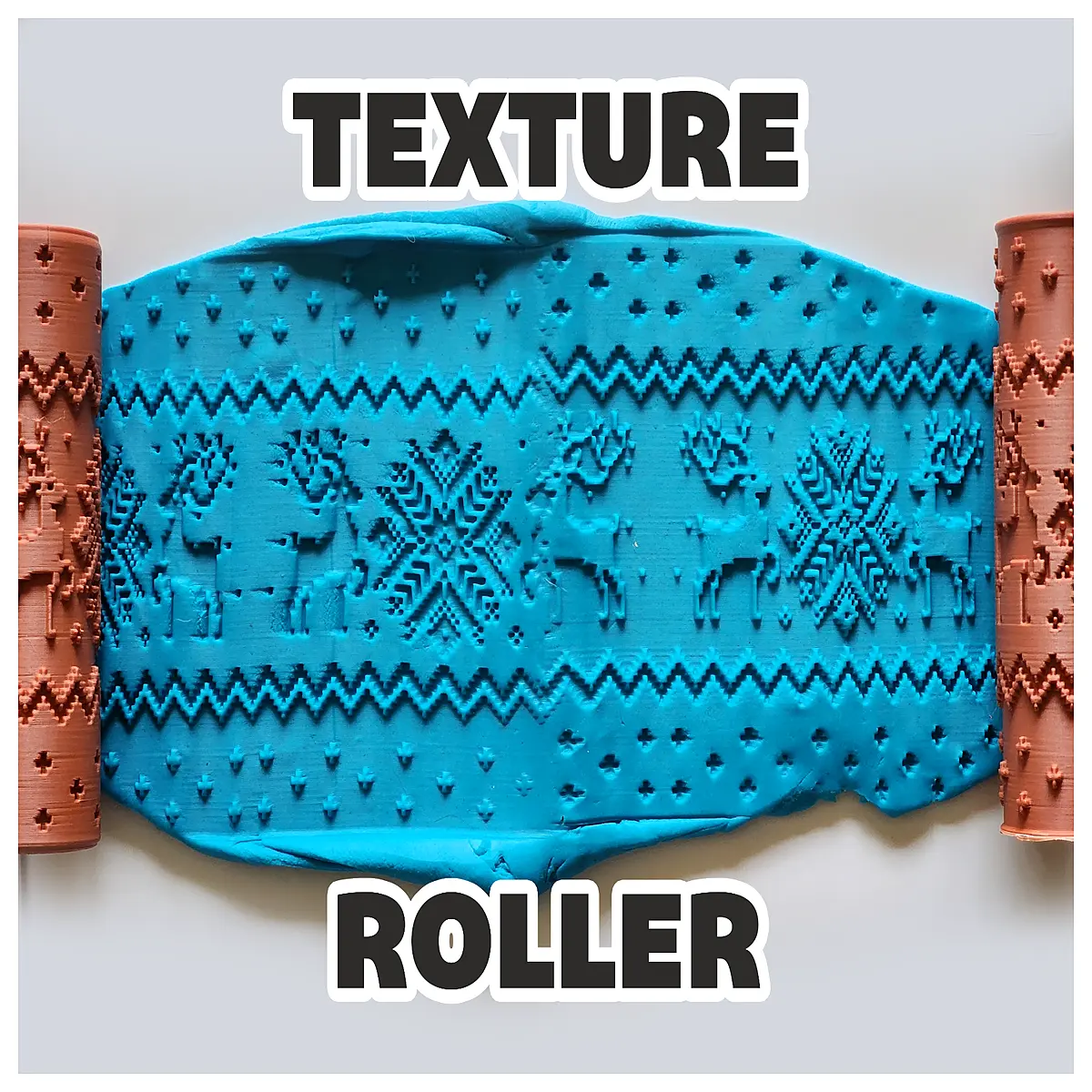 Roller V113 Reindeer Embroidery Roller Textile Accessory Embroidery Tool Textile Crafts